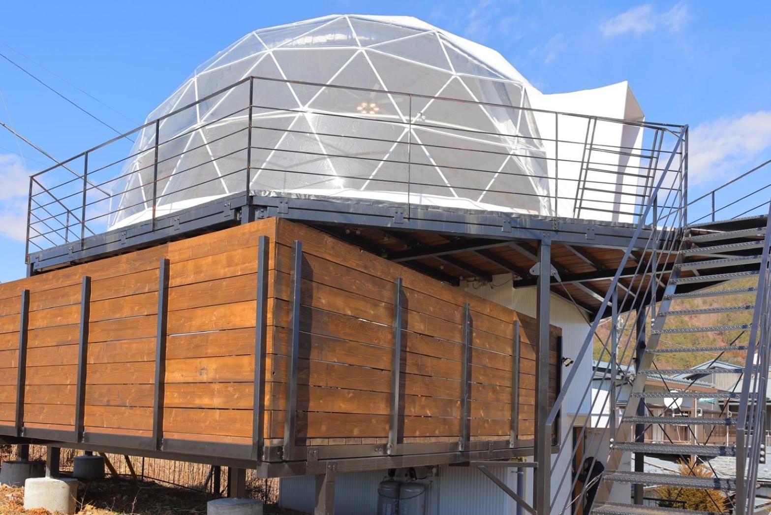 Hotel Glamping Dome Yoshimura Fujikawaguchiko Exterior foto